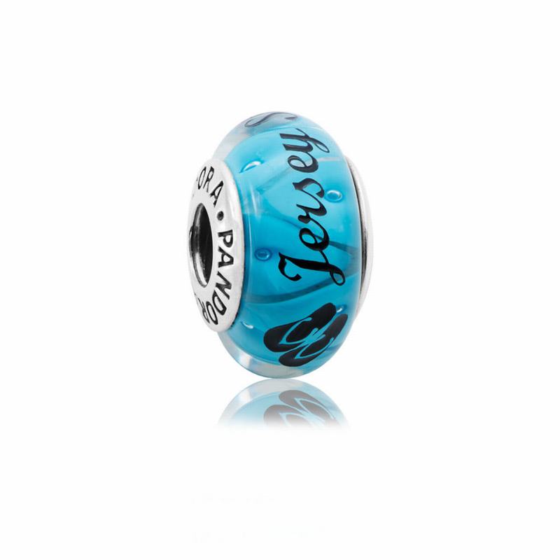 Talismane Pandora Jersey Shore Murano Argint/Negrii (qNwpMzdj)